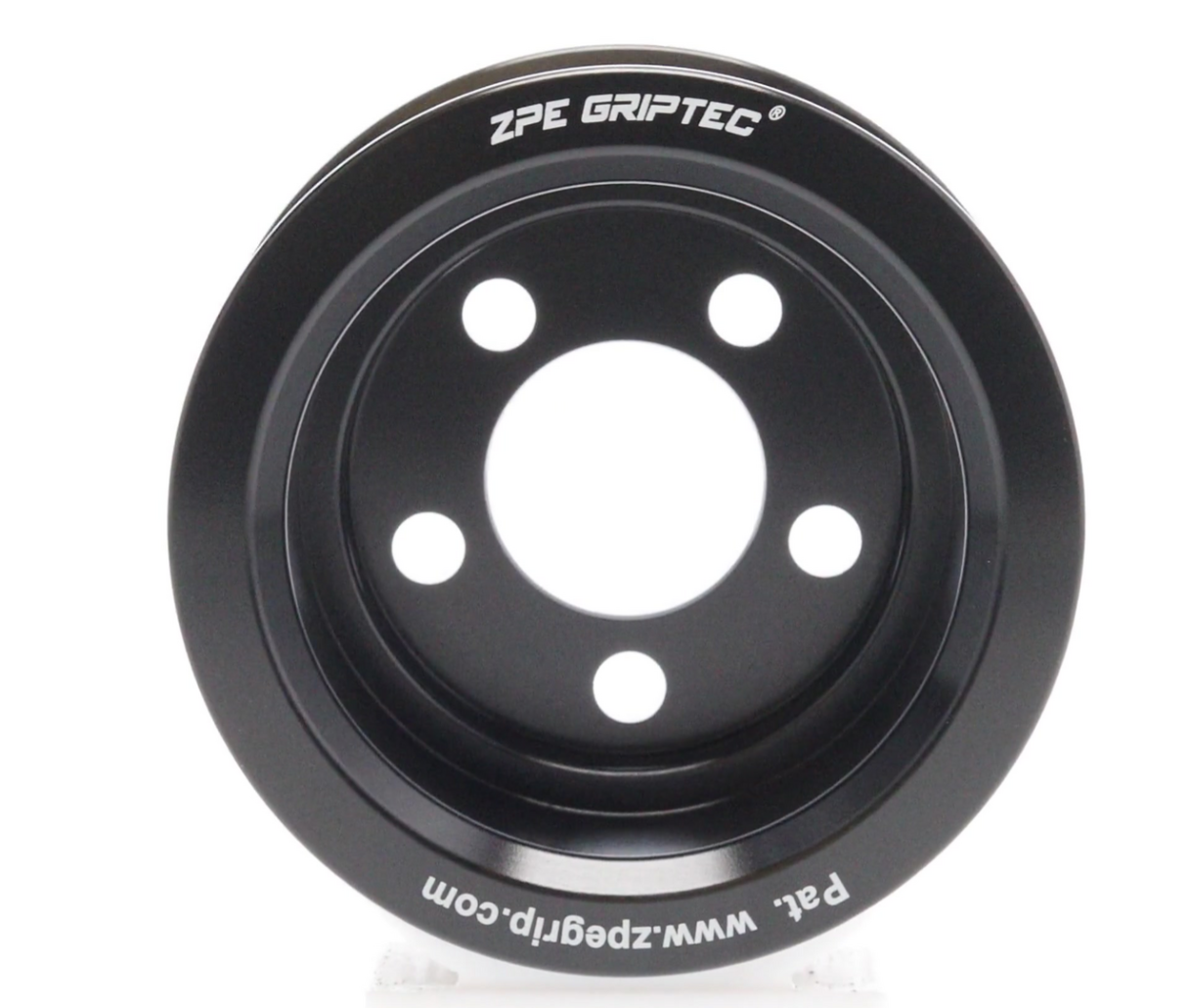 2.85" 8 Rib ZPE GripTec® Whipple 5 Bolt L3V-A Black Pulley Only